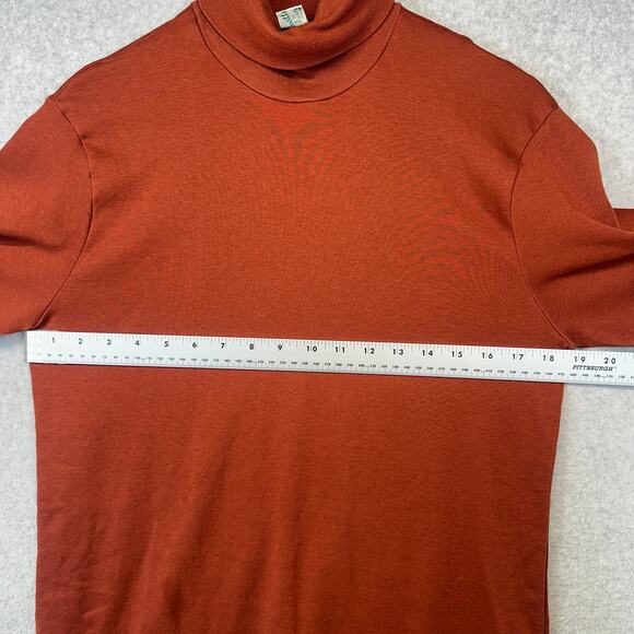 Turtleneck By Duofo Sweater Mens Size Large Brown Long Sleeve Pullover Comfort - Picture 10 of 10